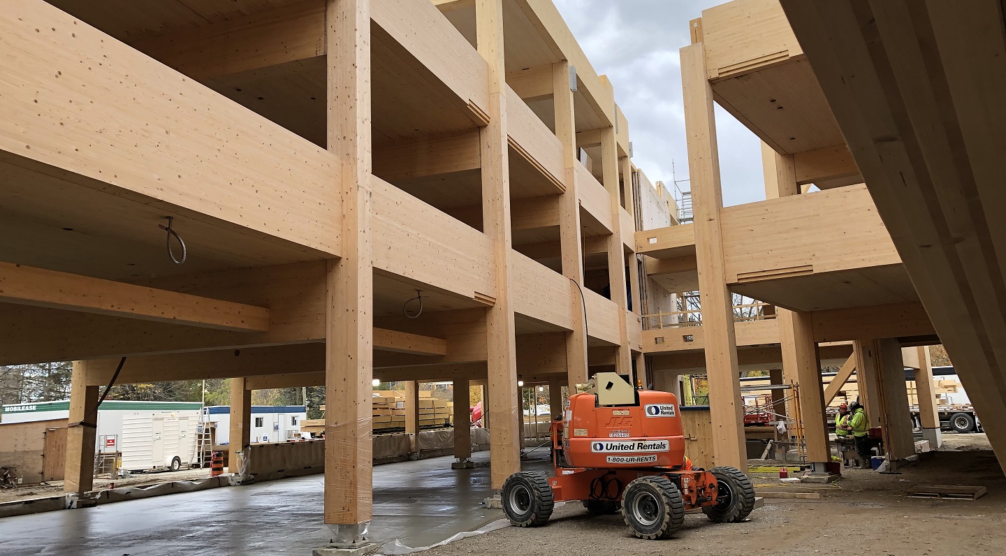new TRCA administrative head office building under construction