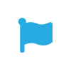 blue flag icon