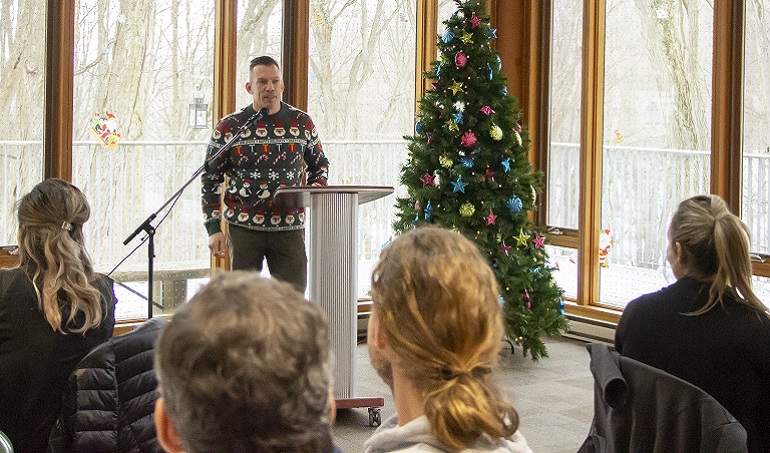 TRCA CEO John MacKenzie speaks at 2019 pancake breakfast