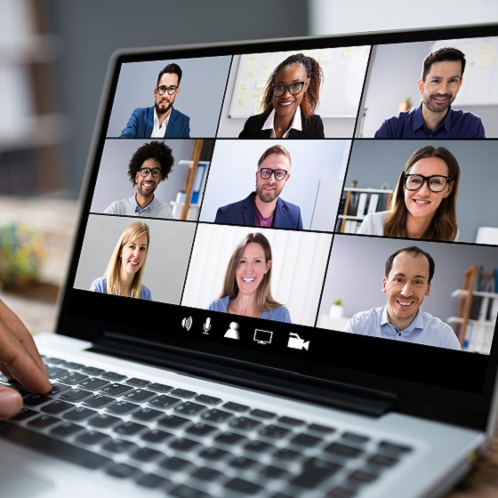 People Power Challenge Participant takes part in Zoom meeting