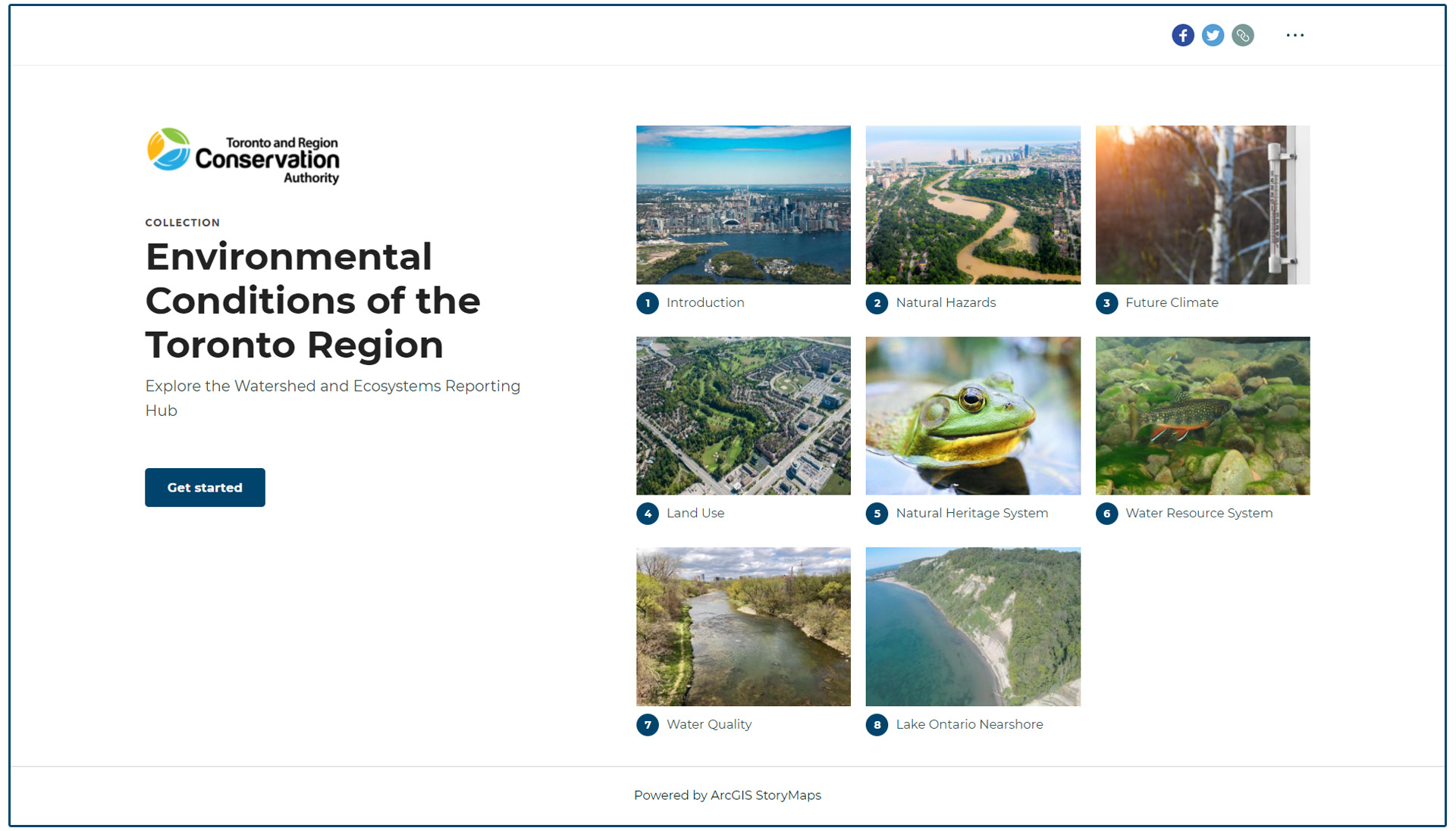 TRCA Watershed and Ecosystems Reporting Hub