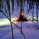 TRCA staff conduct winter ski trail maintenance at Albion Hills Conservation Park