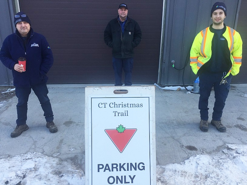TRCA team members prepare for Canadian Tire Christmas Trail at Black Creek Pioneer Village