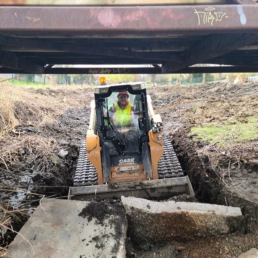 TRCA team members restore fish and wildlife habitat in Brampton