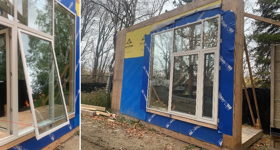 a typical operable window for the new TRCA administrative building