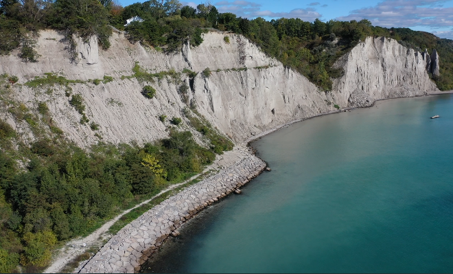 Scarborough waterfront looking east to Bluffers Park