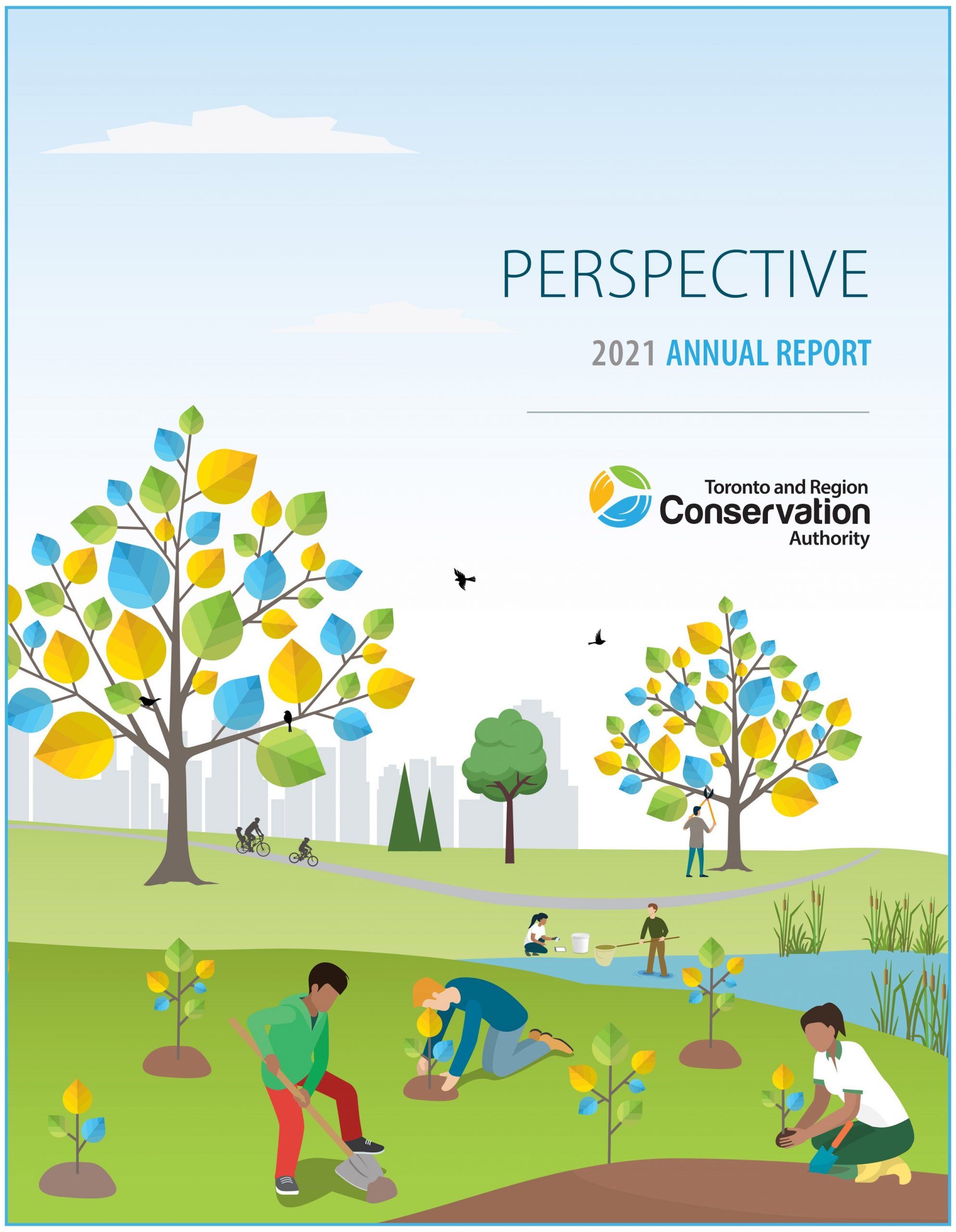 cover page of TRCA 2021 annual report