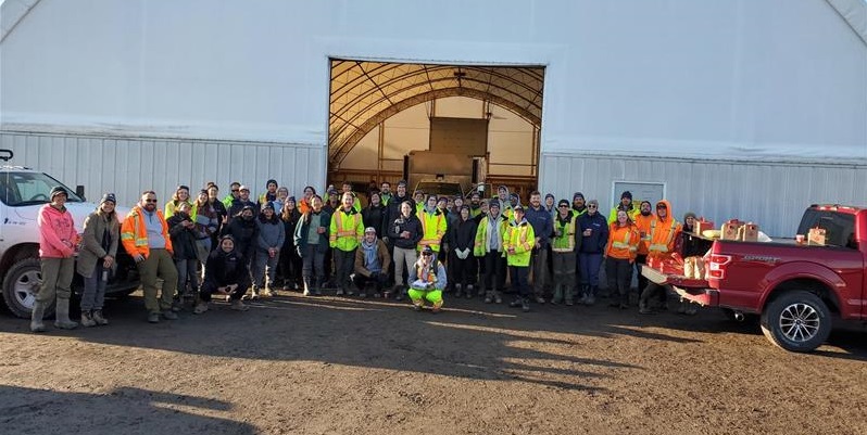members of the 2022 TRCA planting crew