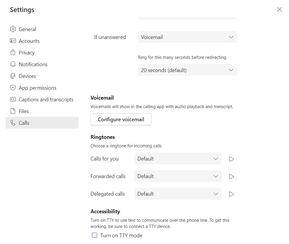 you can choose to set up your out of office greeting using the text to speech option