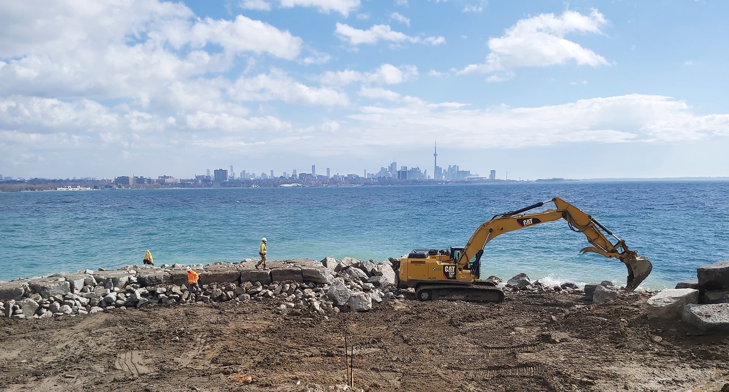 Humber Bay Park East shoreline maintenance