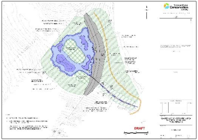 sample of design created by TRCA Survey Drafting and Design team